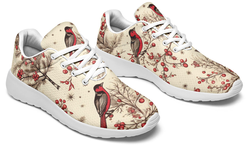 Christmas Birds Sneakers - Offbeat Sweetie