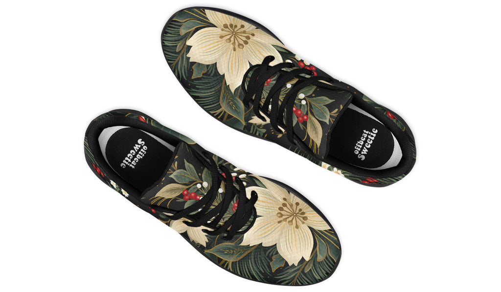 Christmas Flora Sneakers - Offbeat Sweetie