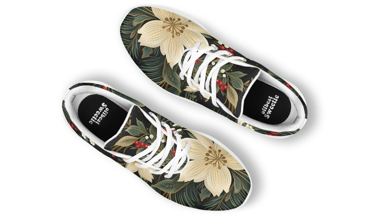Christmas Flora Sneakers - Offbeat Sweetie