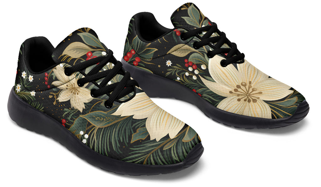 Christmas Flora Sneakers - Offbeat Sweetie