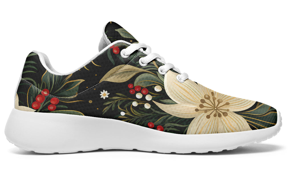 Christmas Flora Sneakers - Offbeat Sweetie