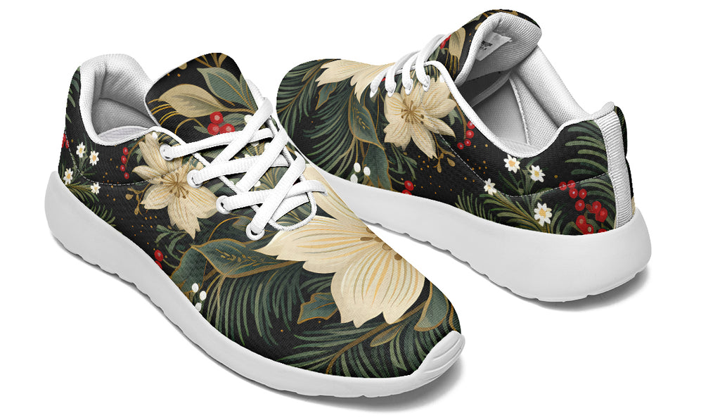Christmas Flora Sneakers - Offbeat Sweetie