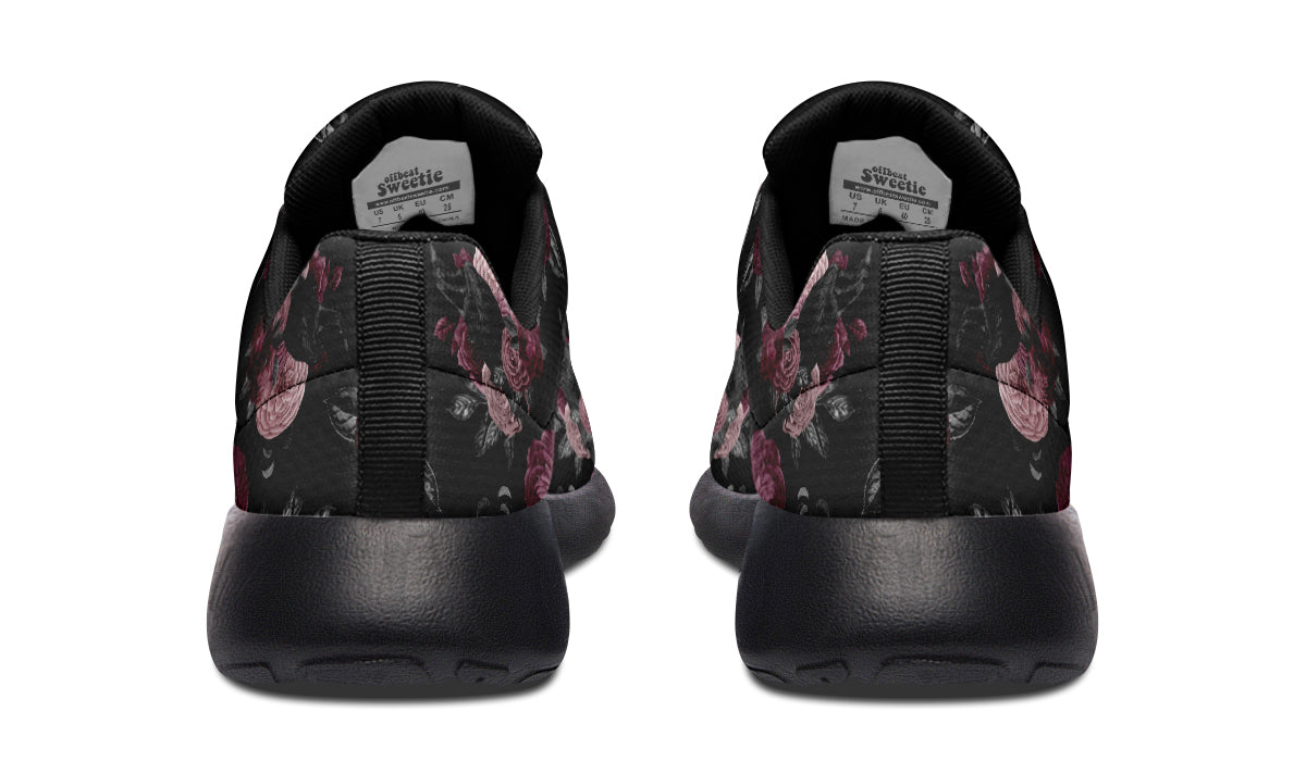 Crows And Roses Sneakers - Offbeat Sweetie