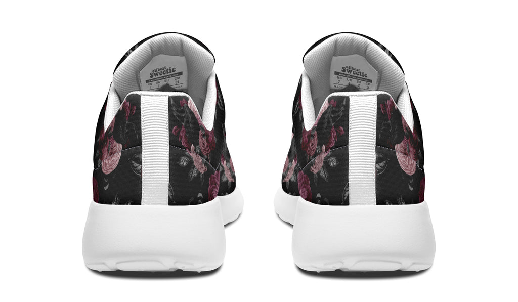 Crows And Roses Sneakers - Offbeat Sweetie