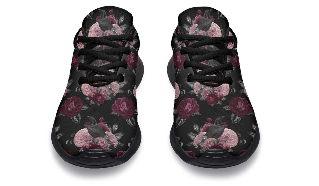 Crows And Roses Sneakers - Offbeat Sweetie