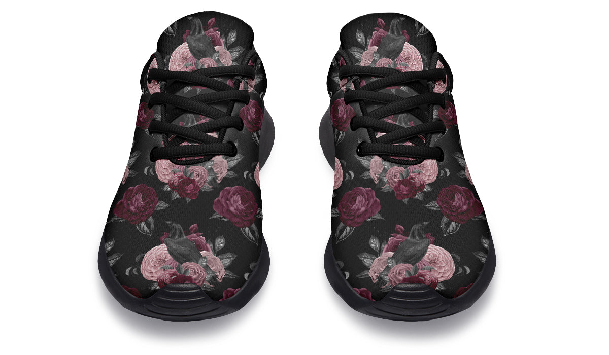 Crows And Roses Sneakers - Offbeat Sweetie