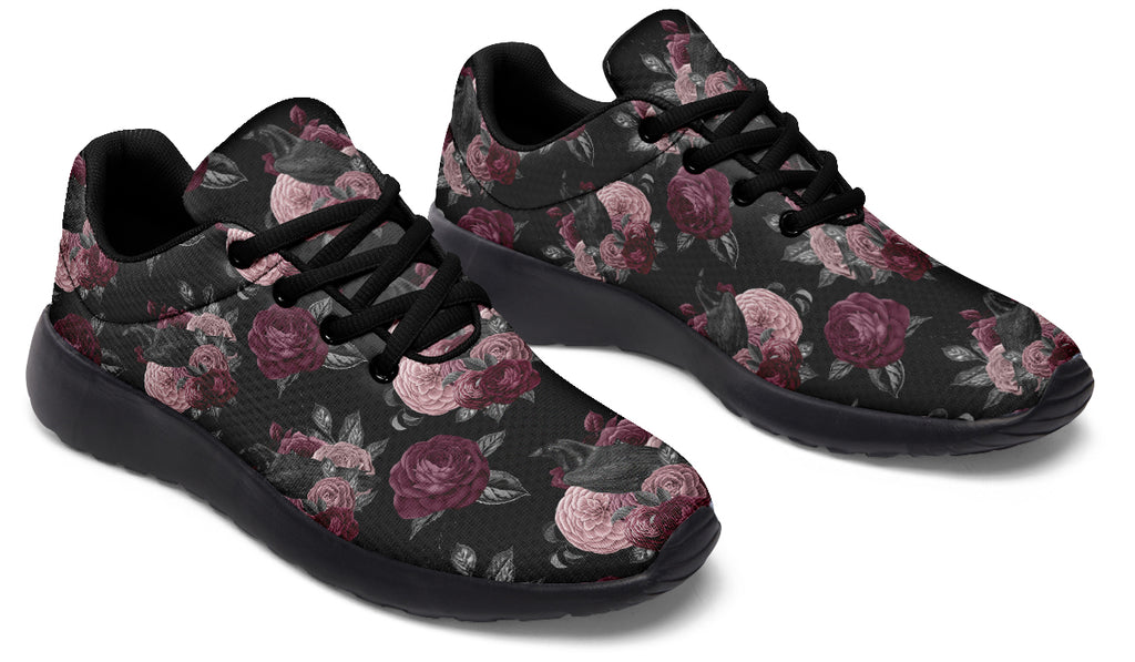 Crows And Roses Sneakers - Offbeat Sweetie