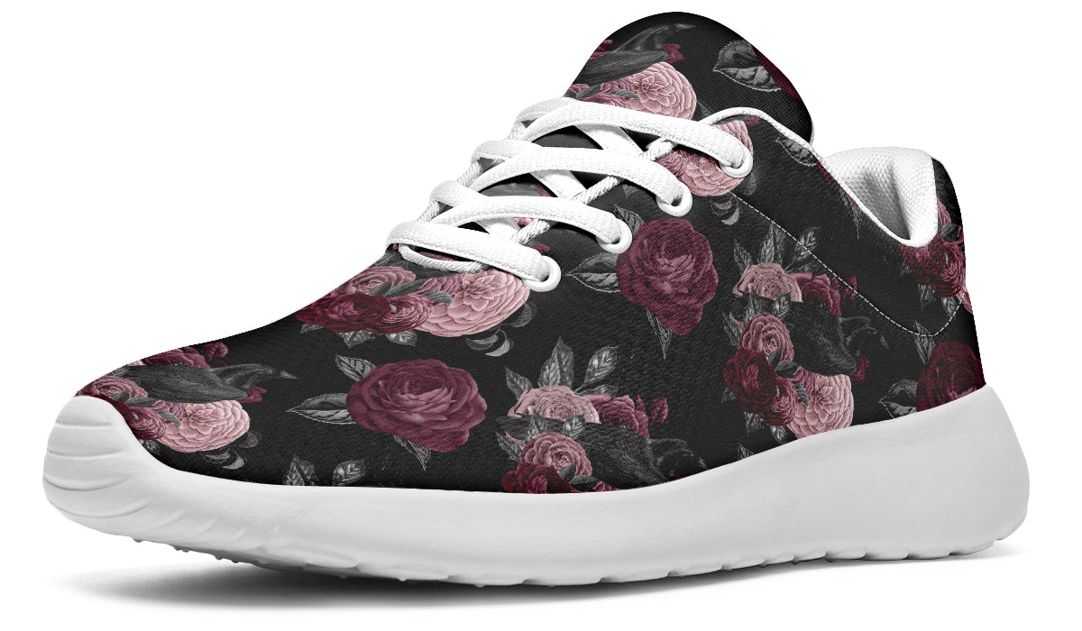 Crows And Roses Sneakers - Offbeat Sweetie