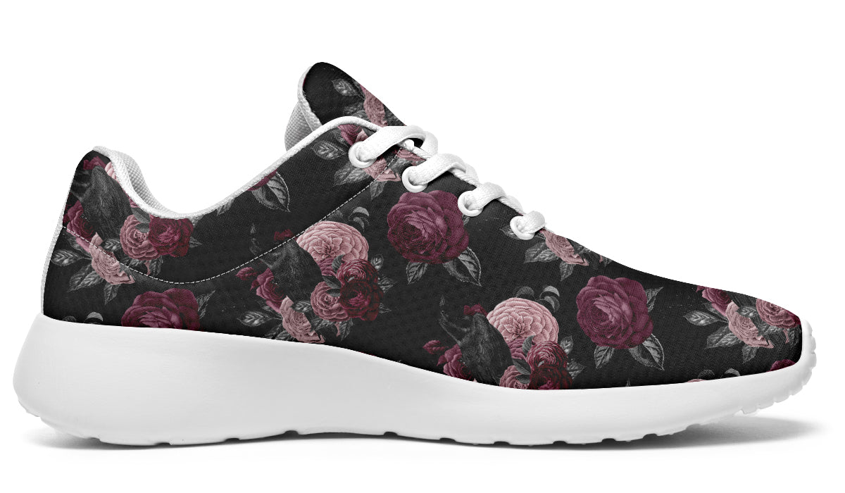 Crows And Roses Sneakers - Offbeat Sweetie