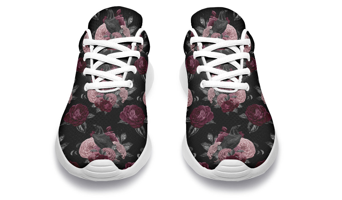 Crows And Roses Sneakers - Offbeat Sweetie