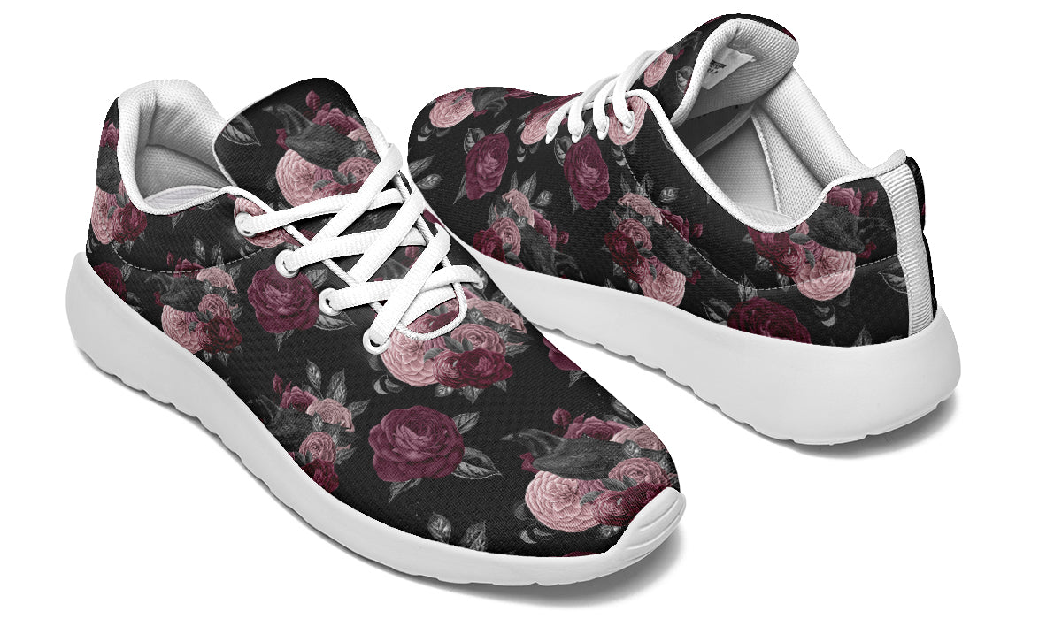 Crows And Roses Sneakers - Offbeat Sweetie