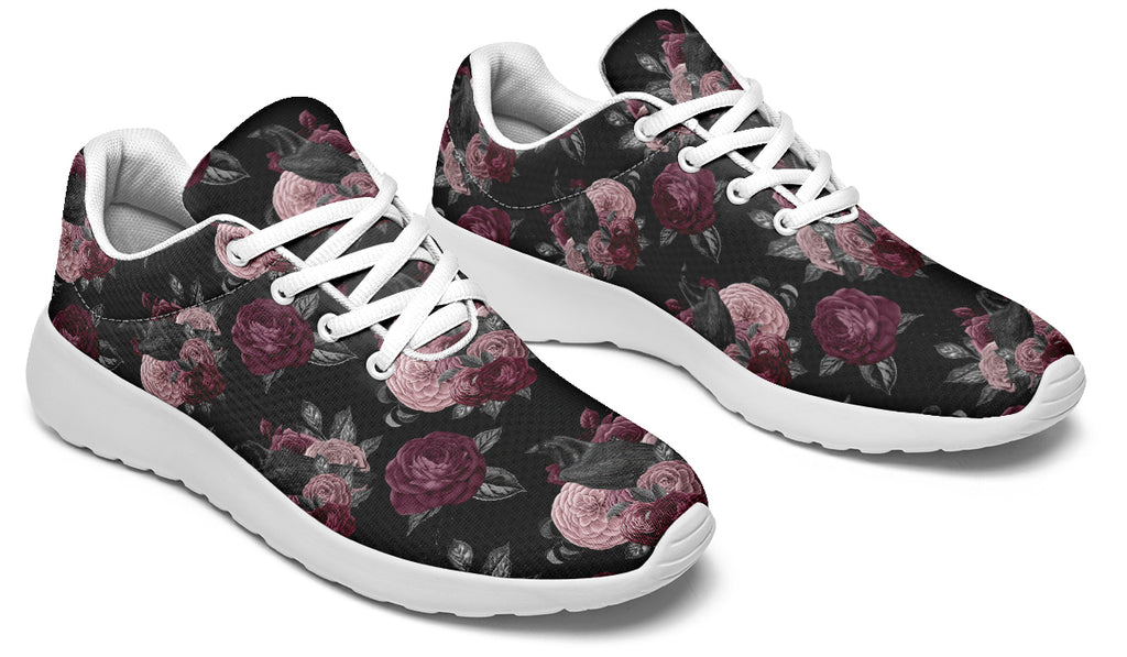Crows And Roses Sneakers - Offbeat Sweetie