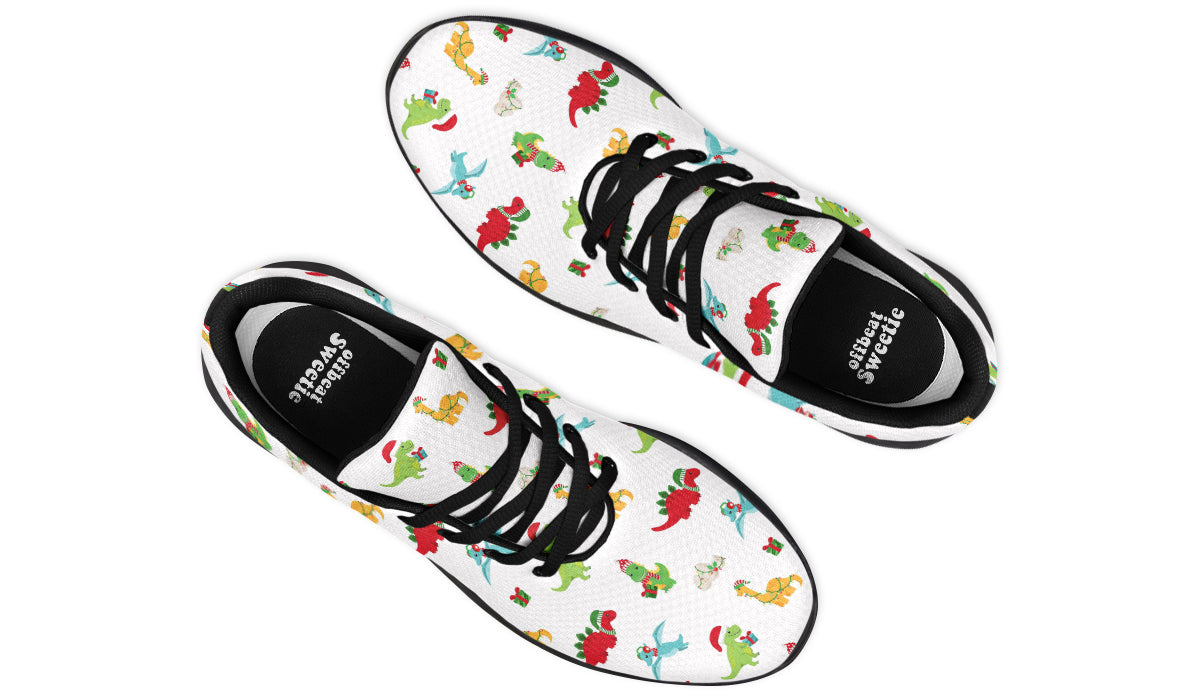 Dino Christmas Sneakers - Offbeat Sweetie