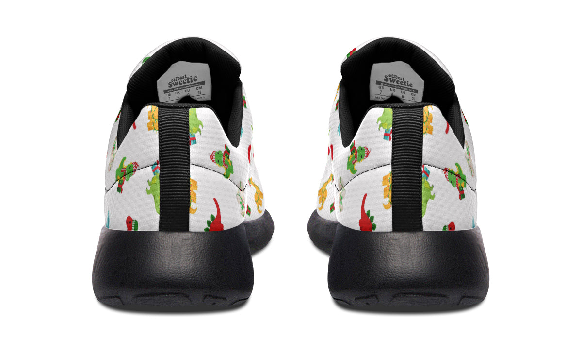 Dino Christmas Sneakers - Offbeat Sweetie