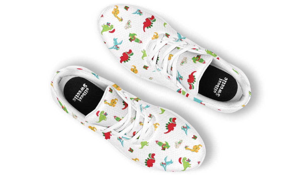 Dino Christmas Sneakers - Offbeat Sweetie