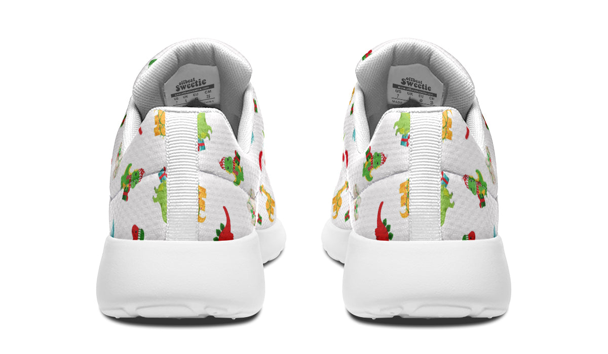 Dino Christmas Sneakers - Offbeat Sweetie