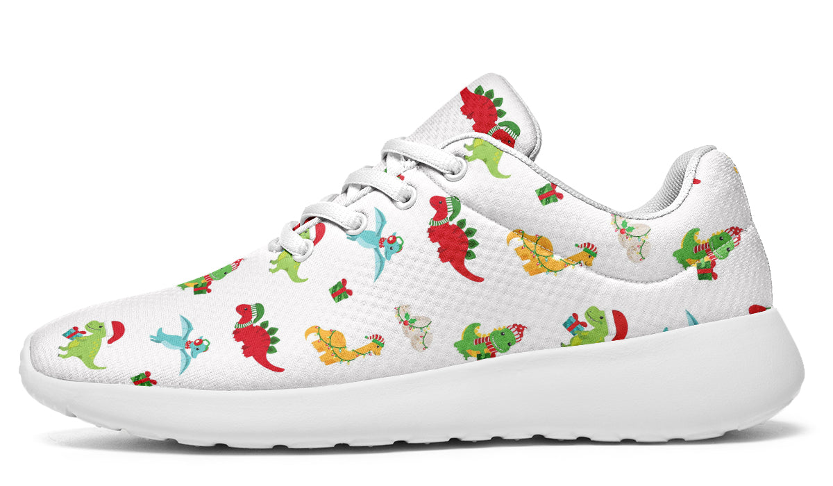 Dino Christmas Sneakers - Offbeat Sweetie