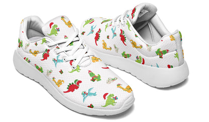 Dino Christmas Sneakers - Offbeat Sweetie