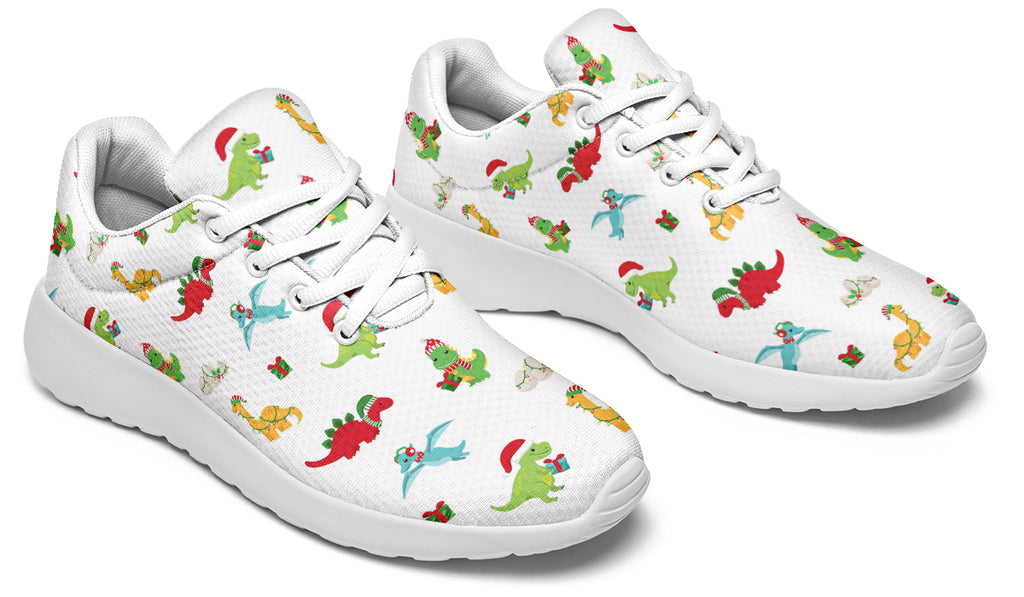 Dino Christmas Sneakers - Offbeat Sweetie