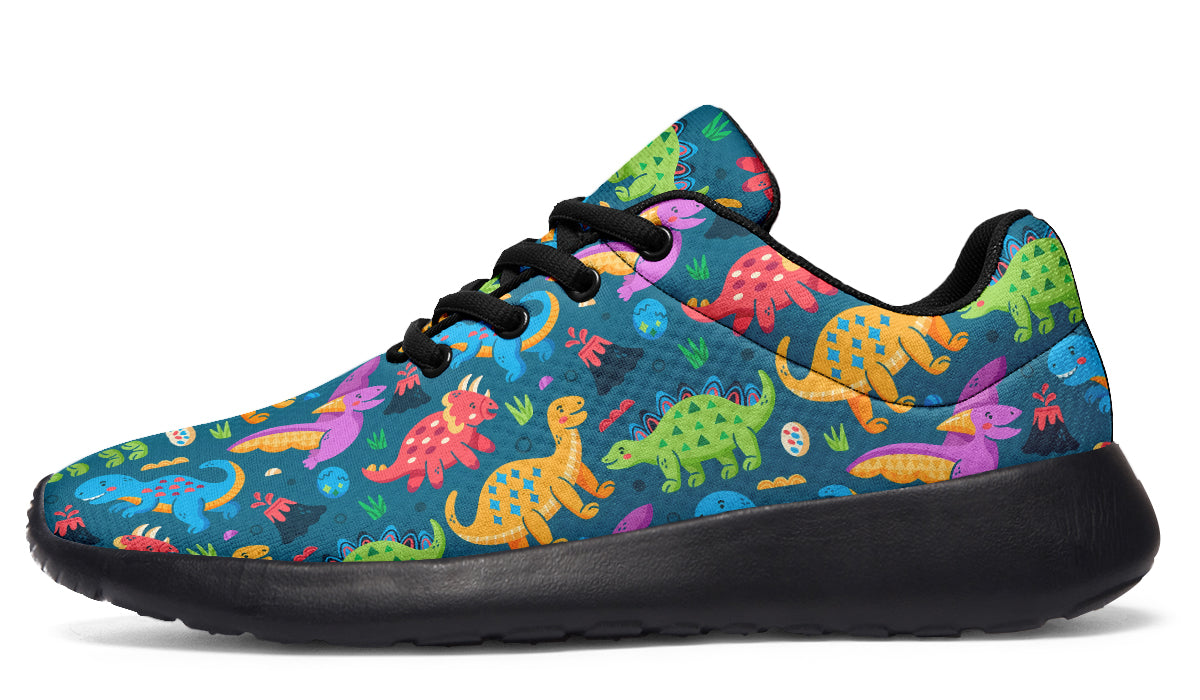 Vibrant Prehistoric Adventure - Dinosaur Sneaker