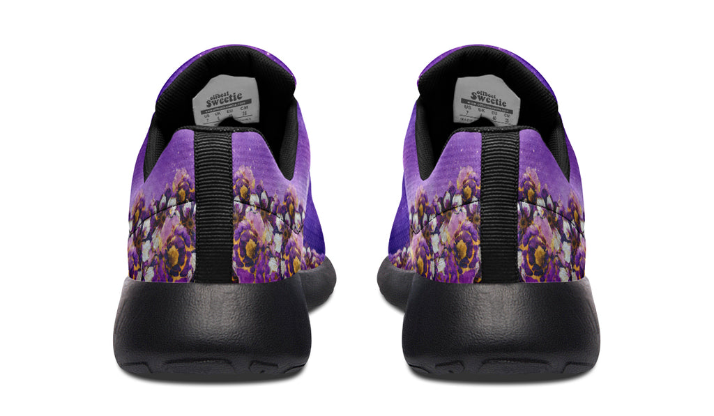 Enchanted Lavender Moon Cat Sneakers