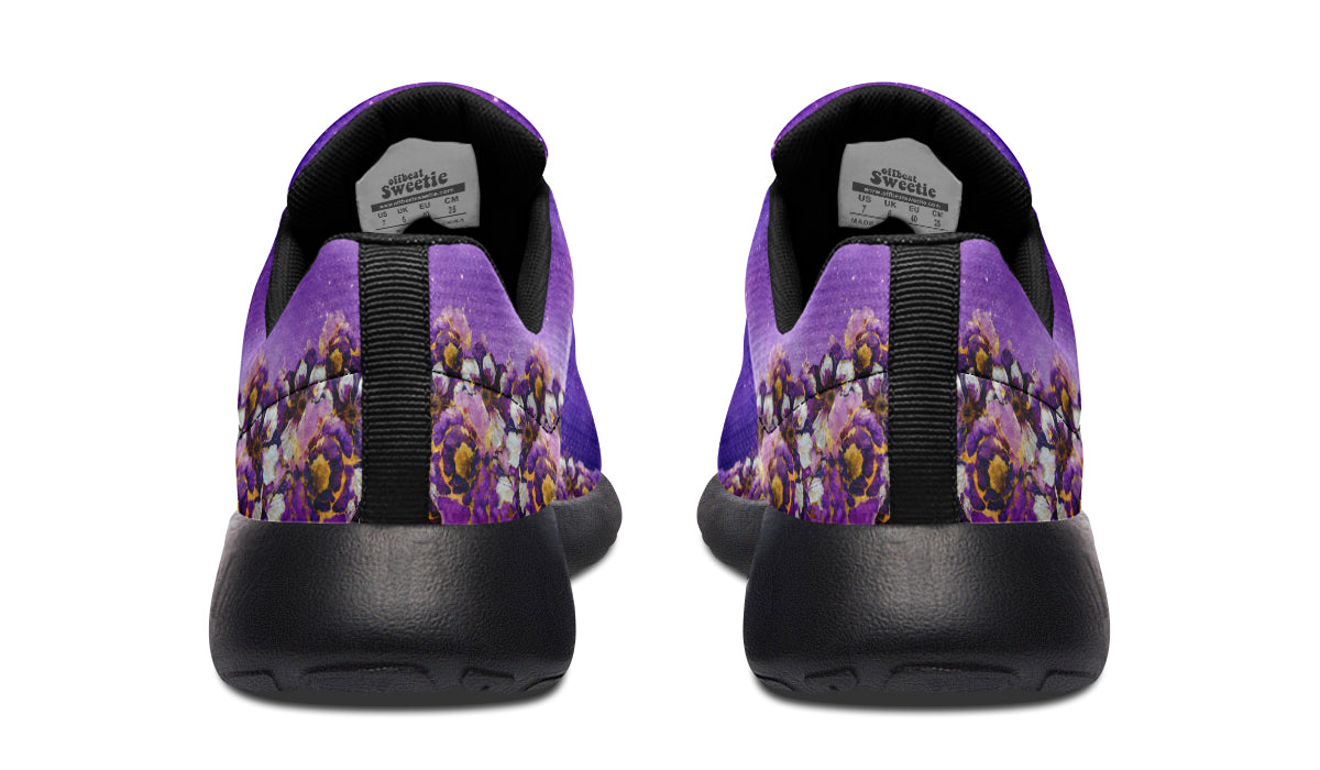 Enchanted Lavender Moon Cat Sneakers