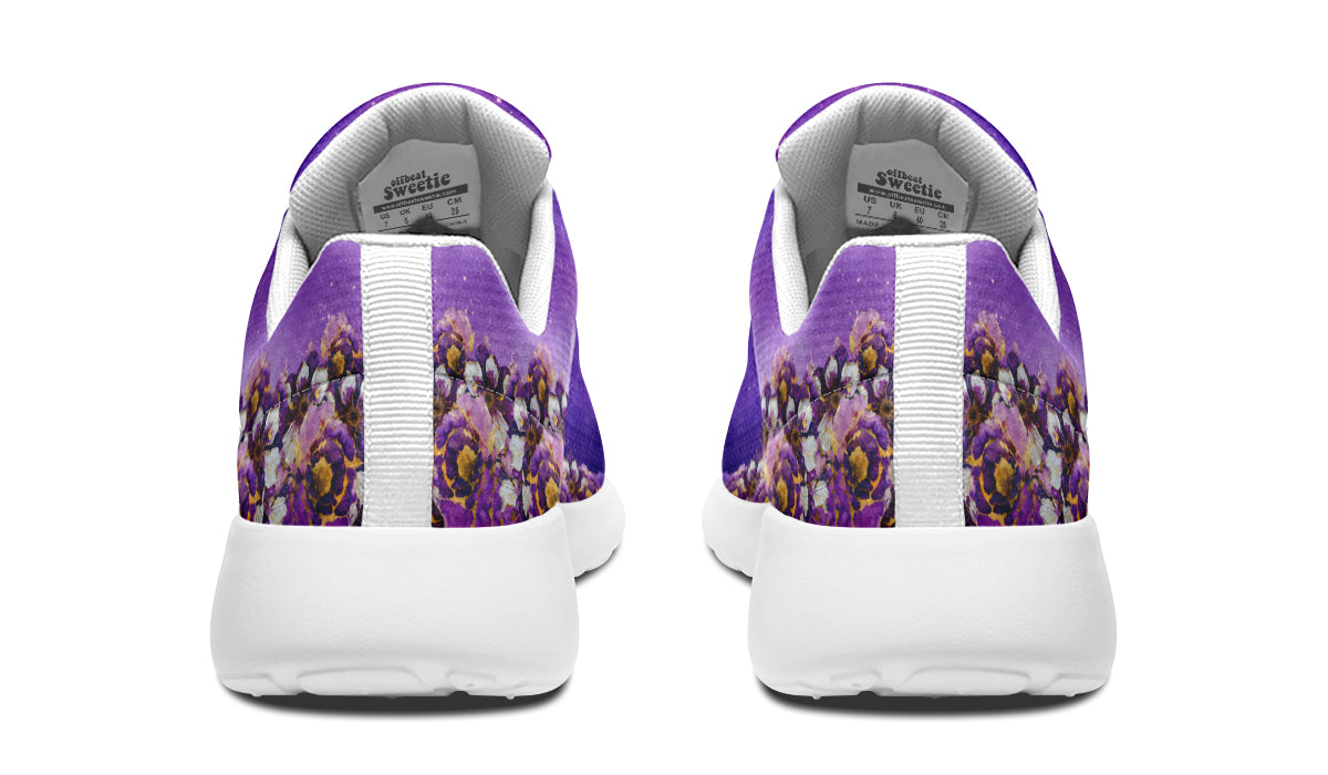 Enchanted Lavender Moon Cat Sneakers