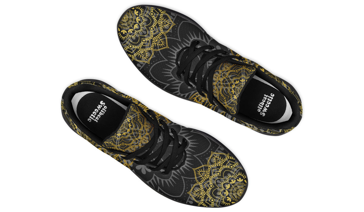 Golden Mandala Sneakers - Offbeat Sweetie