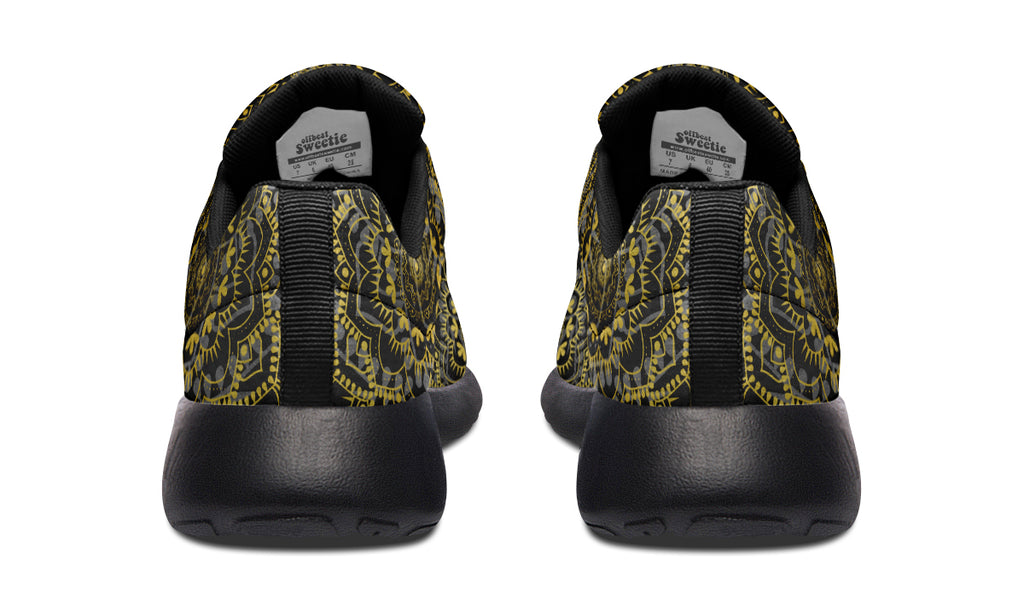 Golden Mandala Sneakers - Offbeat Sweetie