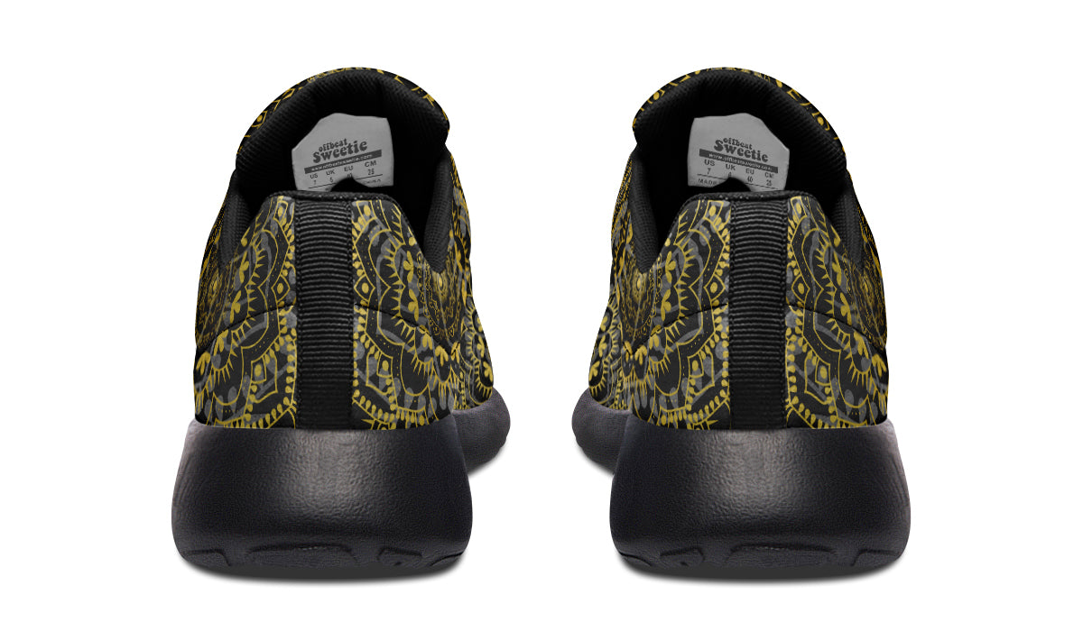Golden Mandala Sneakers - Offbeat Sweetie