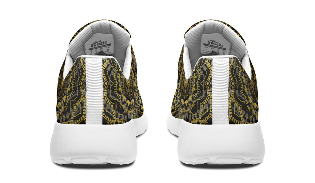 Golden Mandala Sneakers - Offbeat Sweetie
