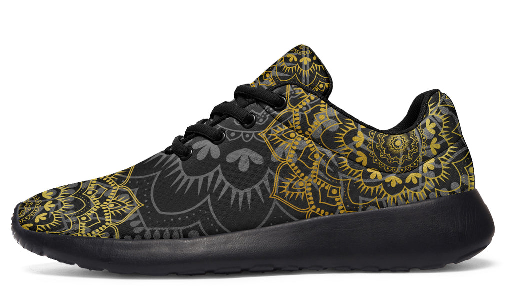Golden Mandala Sneakers - Offbeat Sweetie