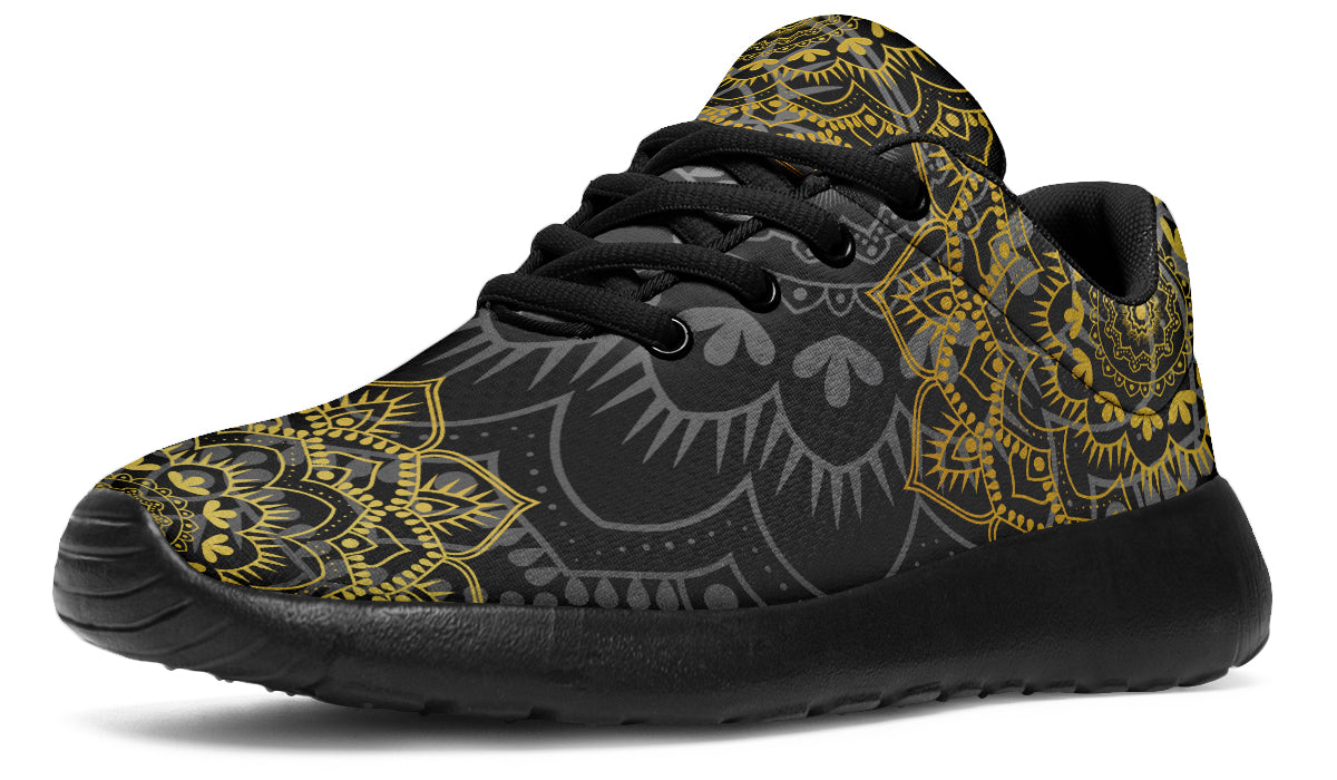 Golden Mandala Sneakers - Offbeat Sweetie