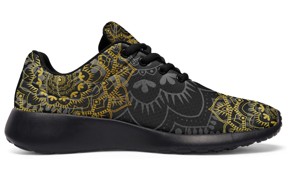 Golden Mandala Sneakers - Offbeat Sweetie