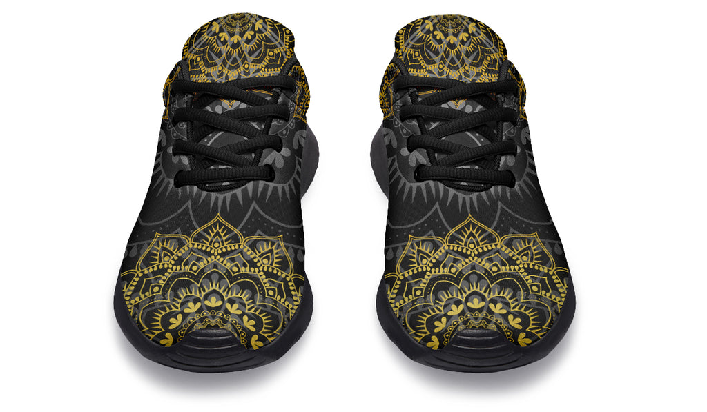 Golden Mandala Sneakers - Offbeat Sweetie