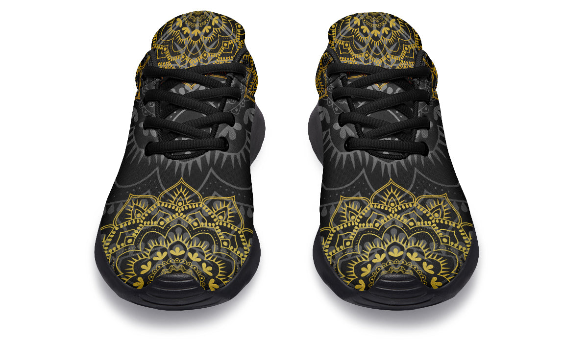 Golden Mandala Sneakers - Offbeat Sweetie