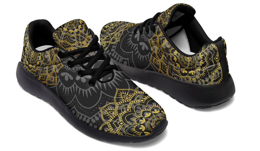 Golden Mandala Sneakers - Offbeat Sweetie
