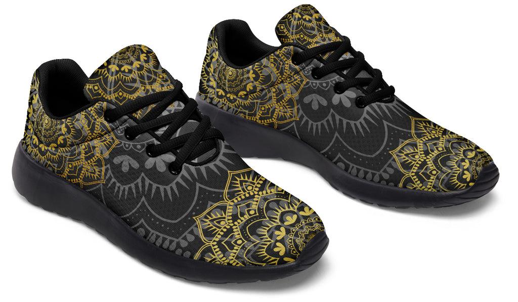 Golden Mandala Sneakers - Offbeat Sweetie