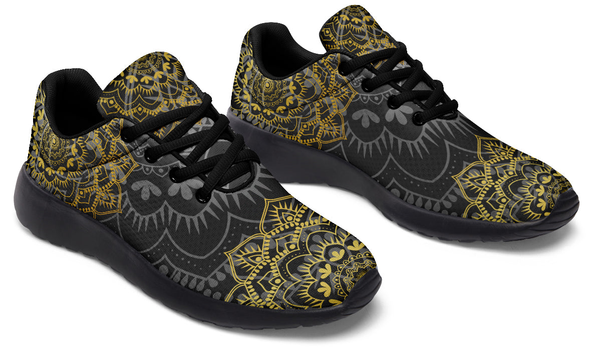 Golden Mandala Sneakers - Offbeat Sweetie