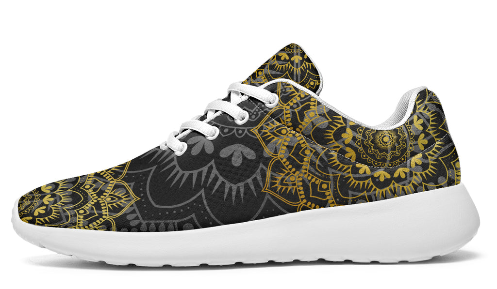 Golden Mandala Sneakers - Offbeat Sweetie