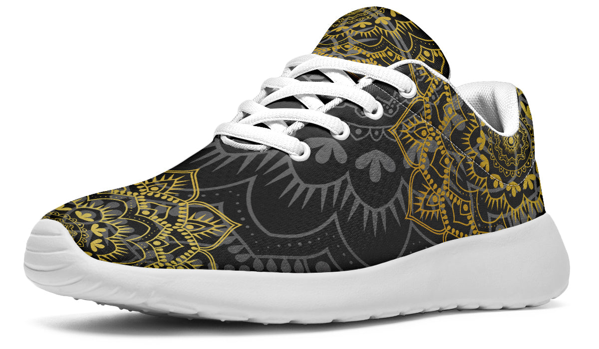 Golden Mandala Sneakers - Offbeat Sweetie
