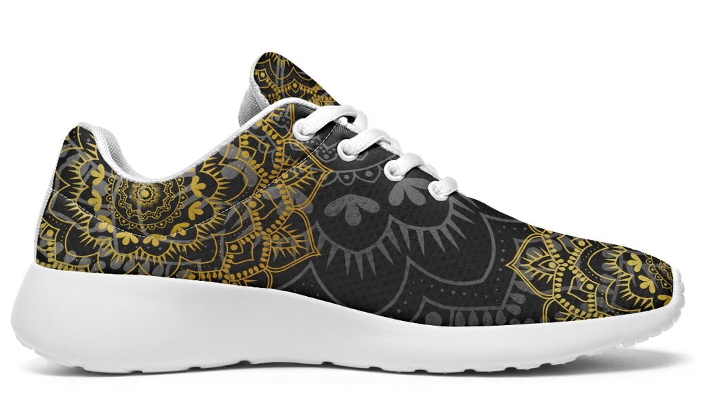 Golden Mandala Sneakers - Offbeat Sweetie