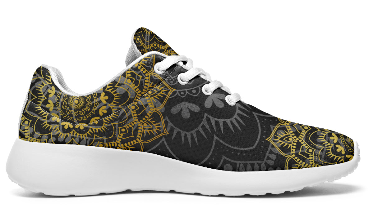 Golden Mandala Sneakers - Offbeat Sweetie