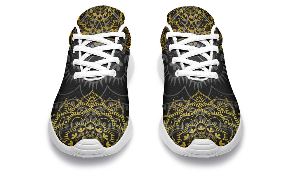 Golden Mandala Sneakers - Offbeat Sweetie