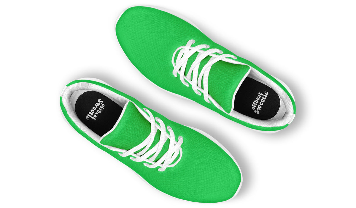 Lucky Green Sneakers - Offbeat Sweetie