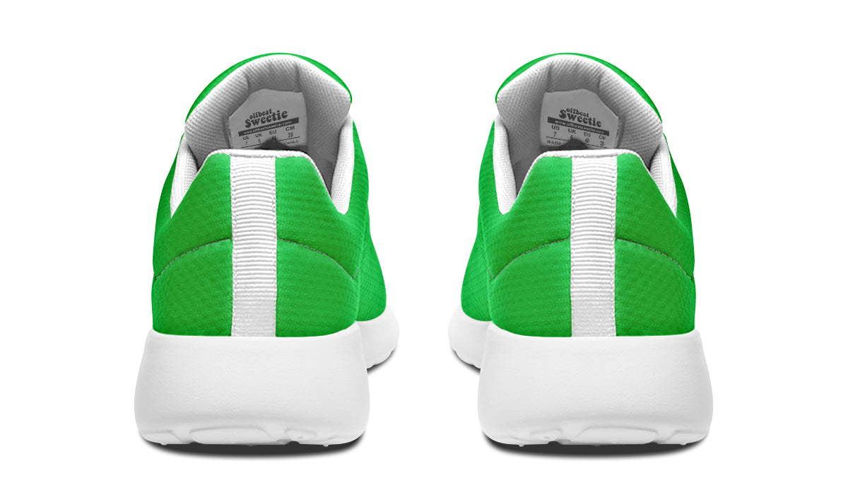 Lucky Green Sneakers - Offbeat Sweetie