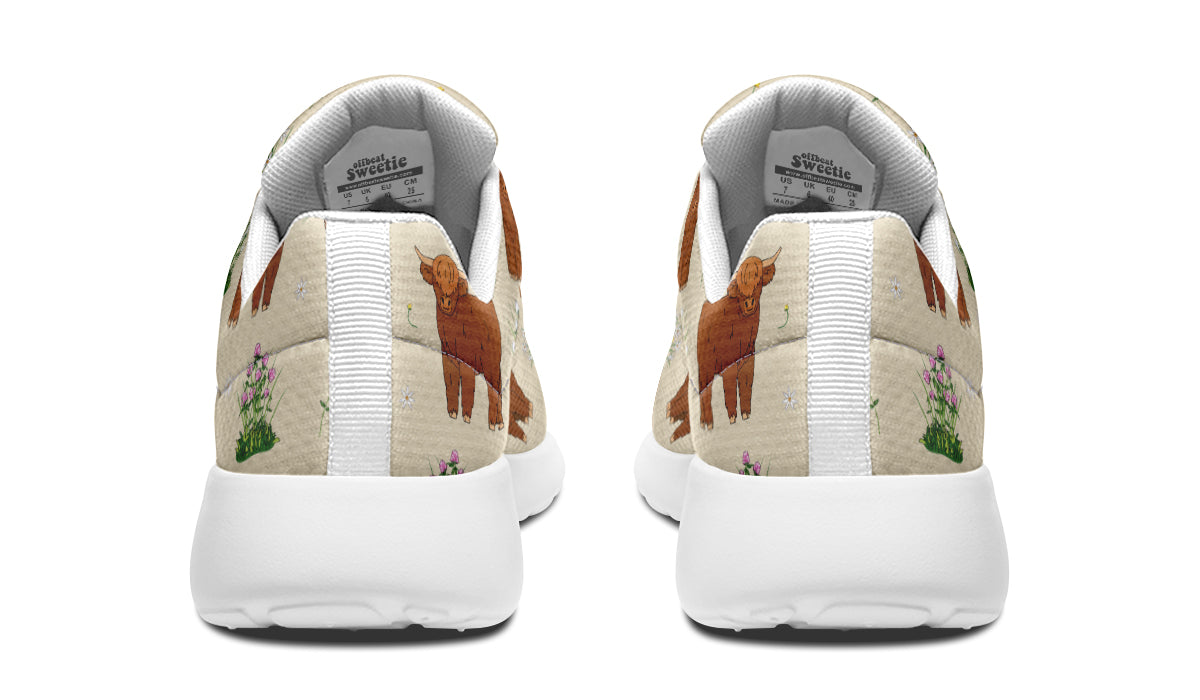 Highland Cows Sneakers