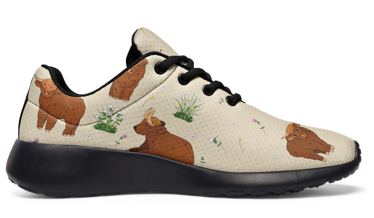 Highland Cows Sneakers