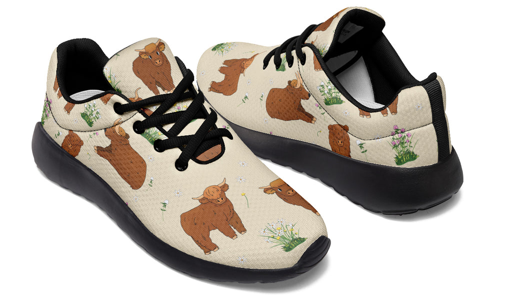 Highland Cows Sneakers