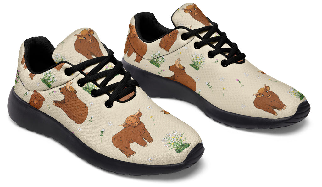 Highland Cows Sneakers